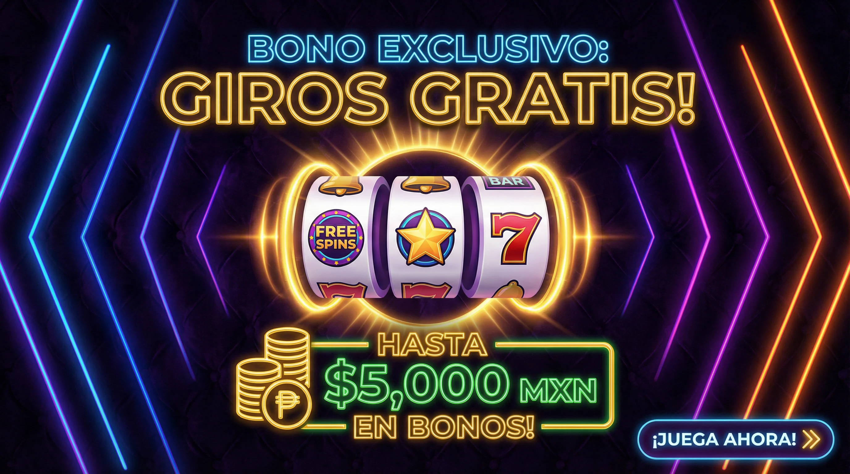 Promoción de giros gratis exclusivos en tragamonedas de betway mx